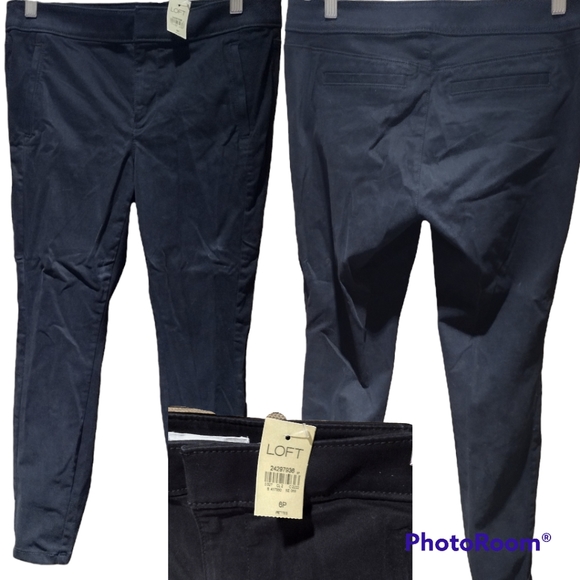 LOFT Petite Straight Leg Slacks - Picture 1 of 1